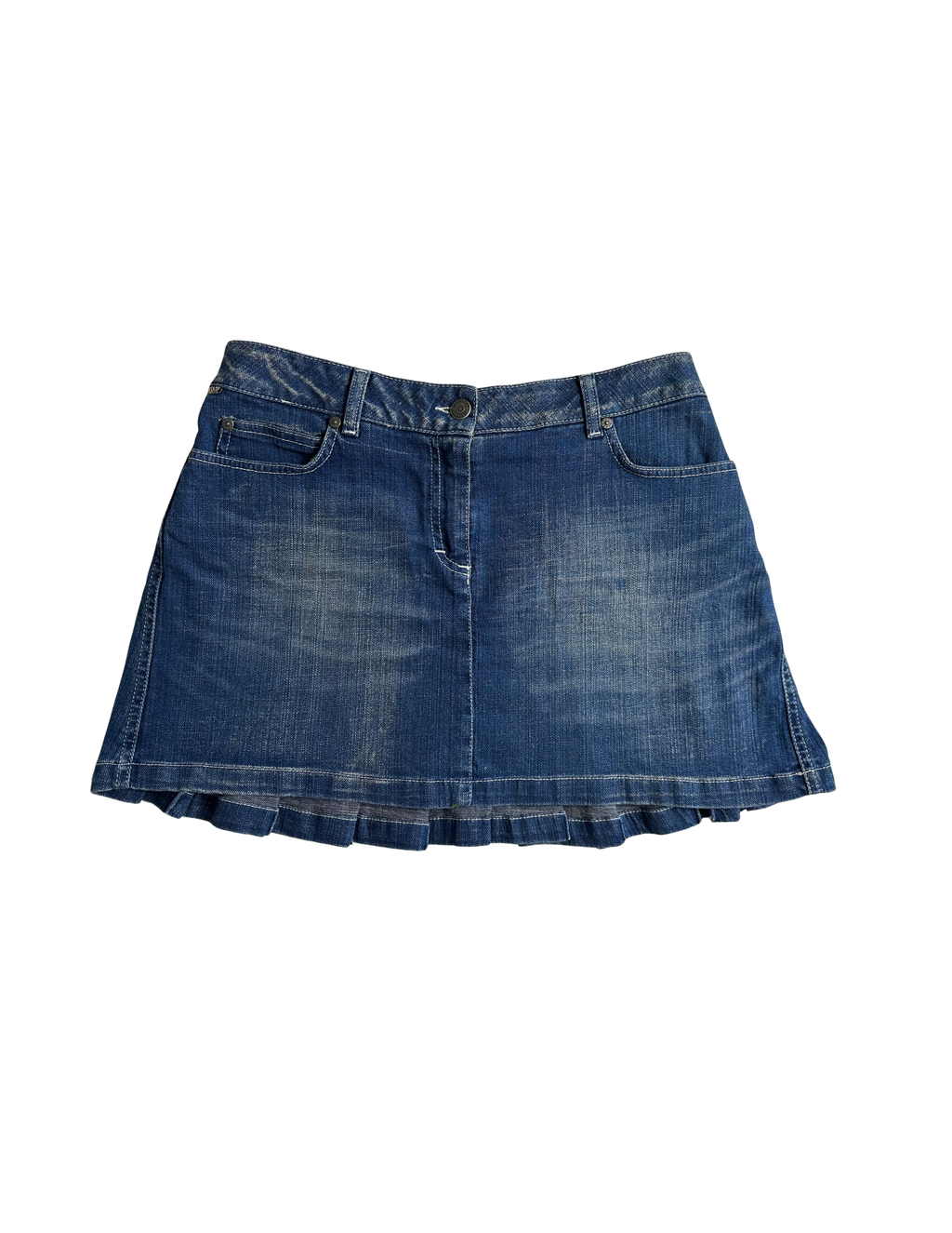 Burberry Pleated Mini Skirt