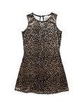 Vintage Velvet Leopard Mini Dress