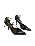 Manolo Blahnik Lace Up Pumps