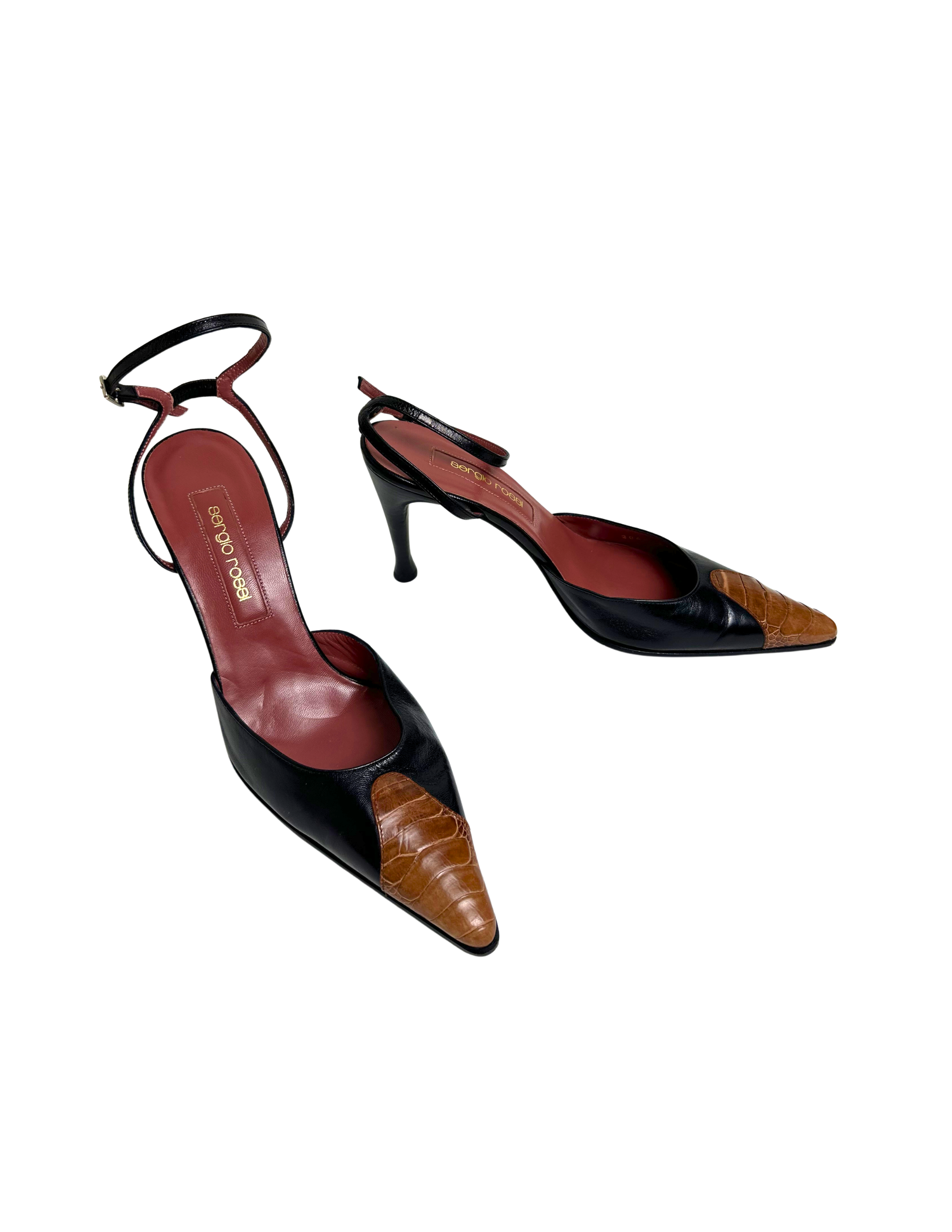 Sergio Rossi Ostrich Pumps