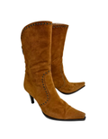 Sergio Rossi Suede Grommet Boots