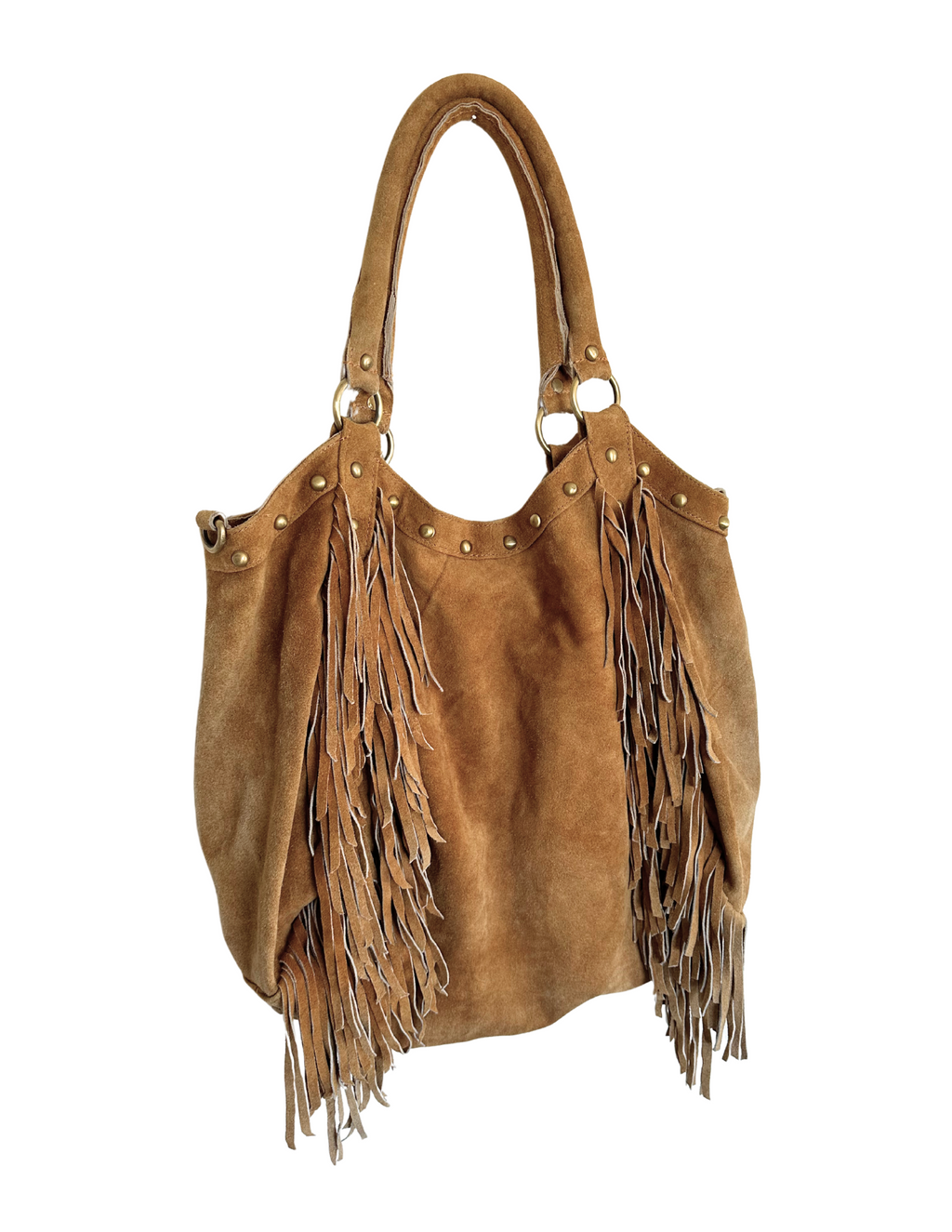 Suede Fringe Bag