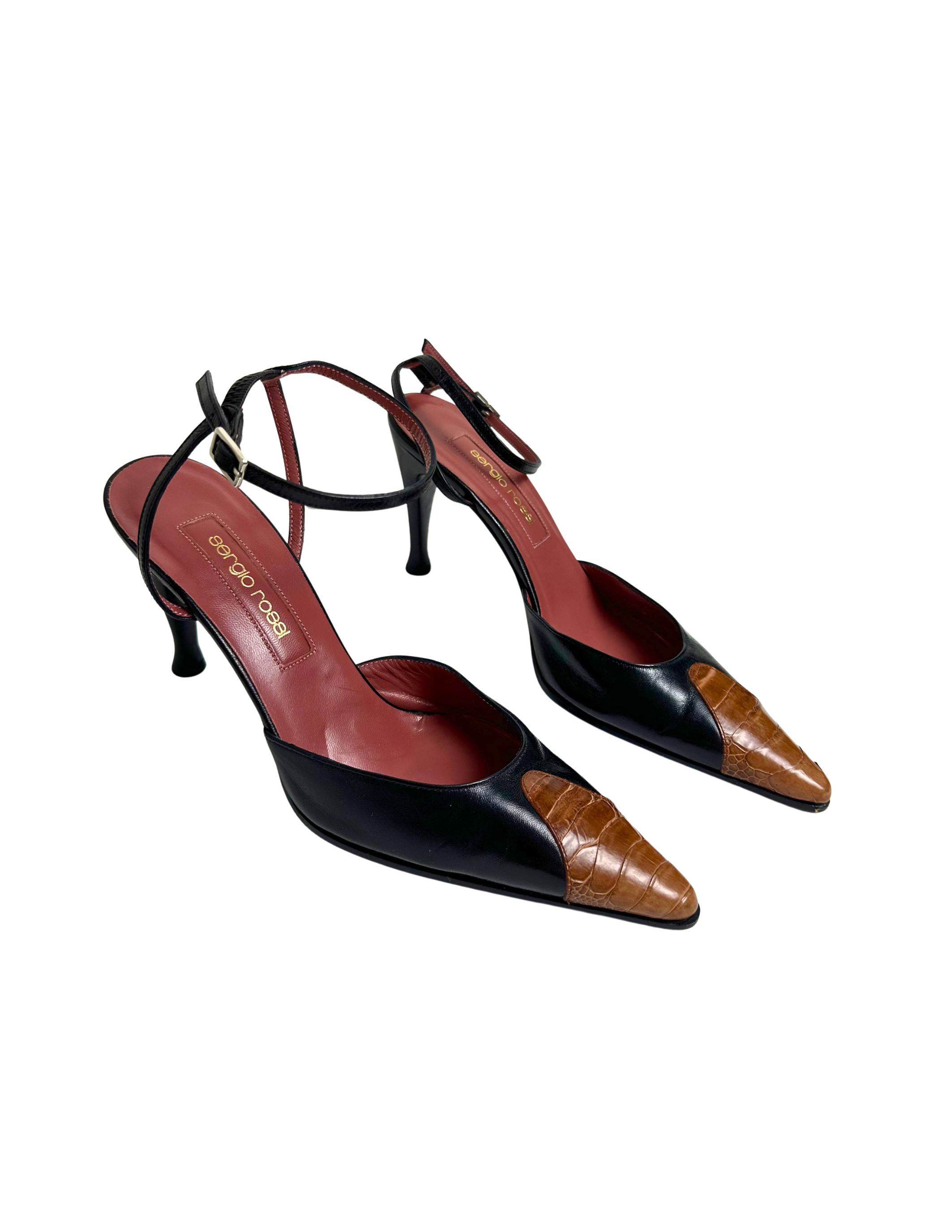 Sergio Rossi Ostrich Pumps