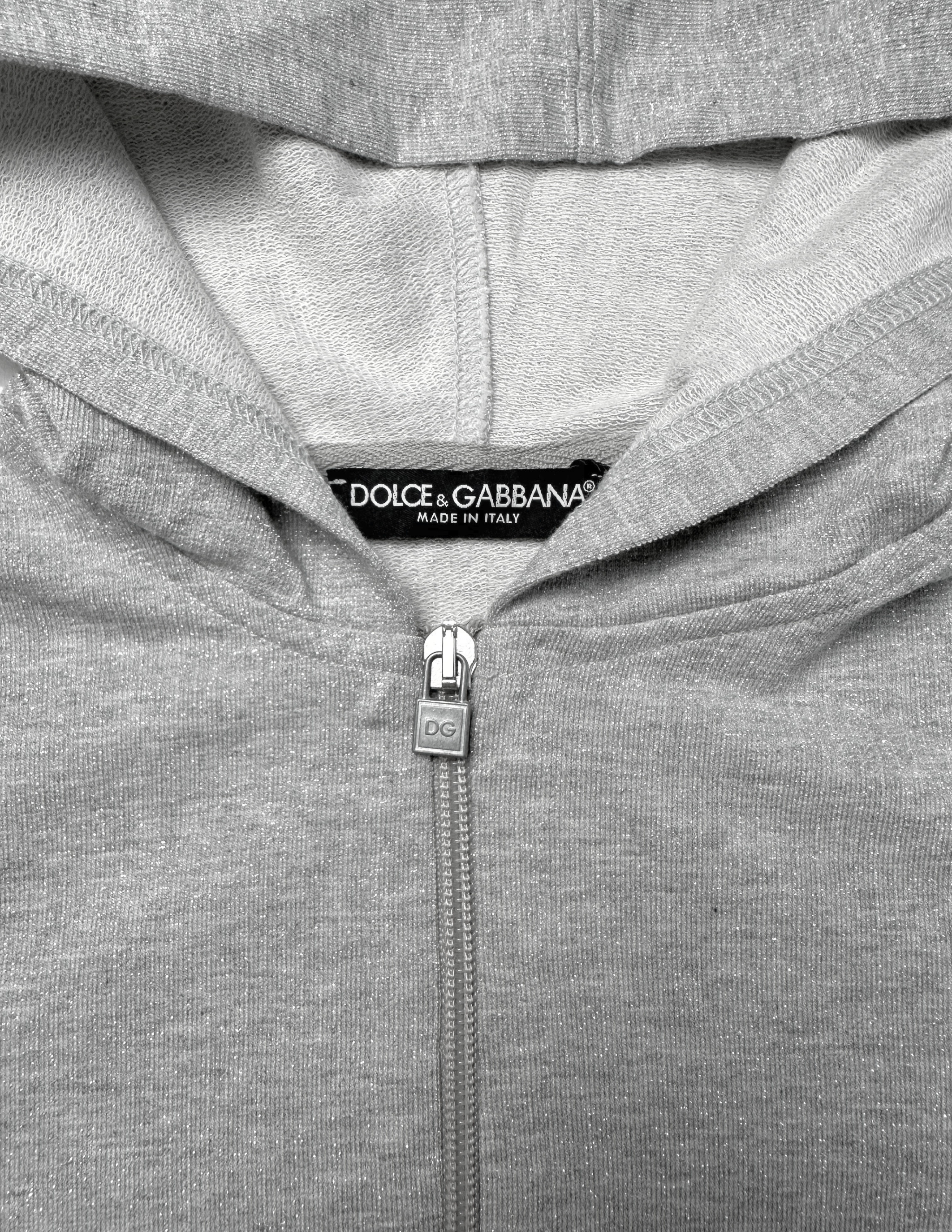 Dolce & Gabbana Sparkle Zip Up