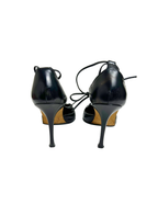 Manolo Blahnik Lace Up Pumps