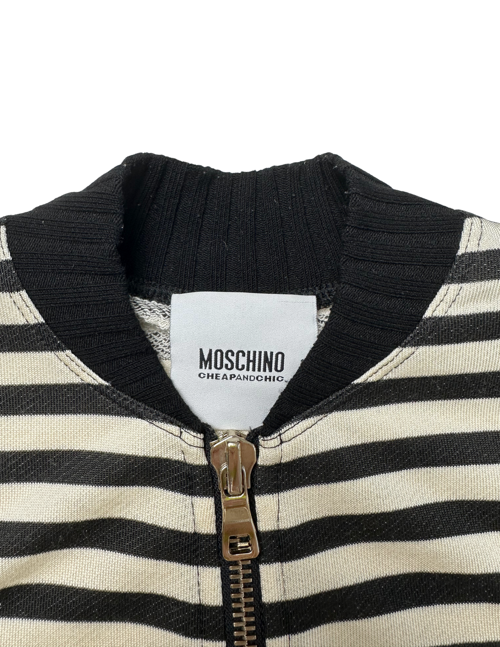 Moschino Striped Zip Up
