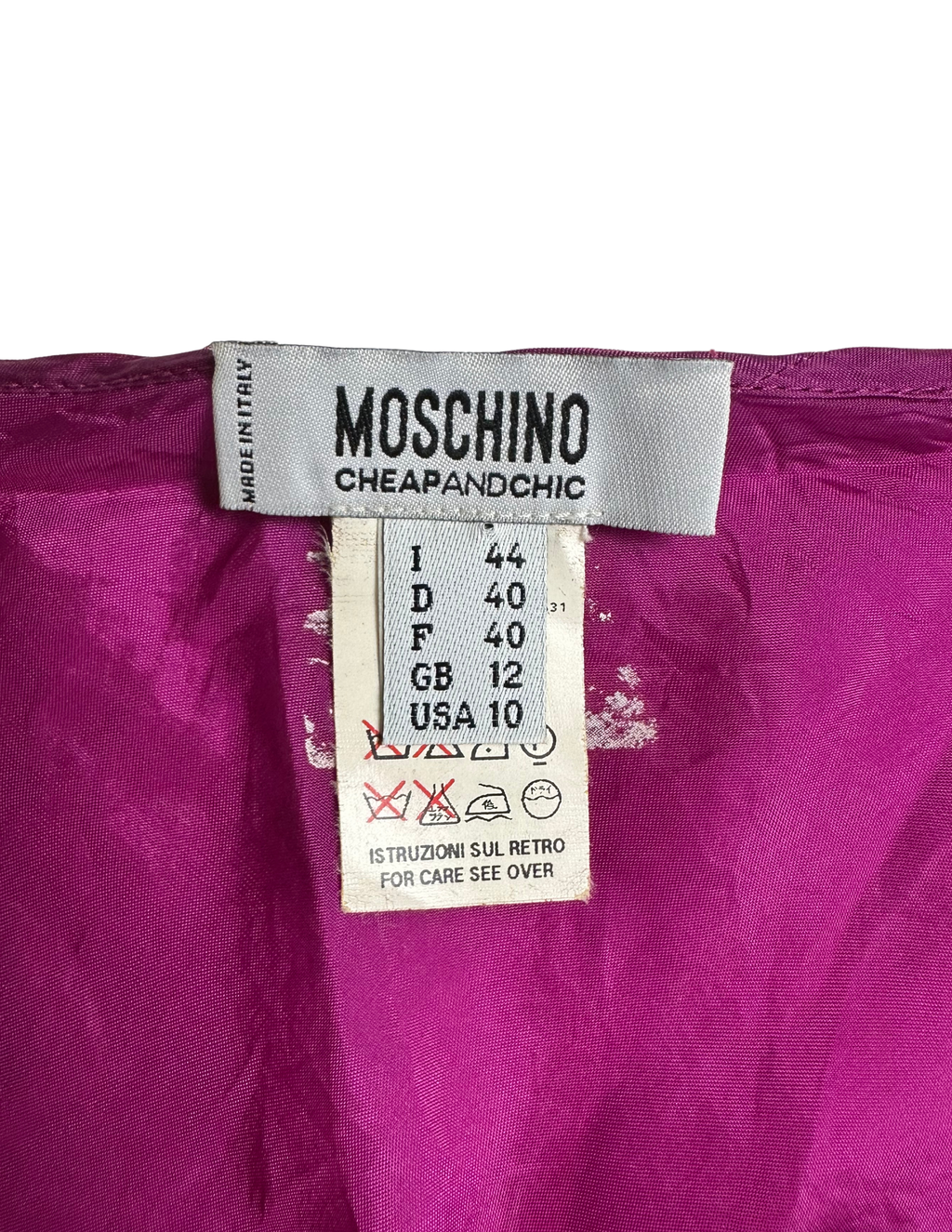 Vintage Moschino Silk Tank