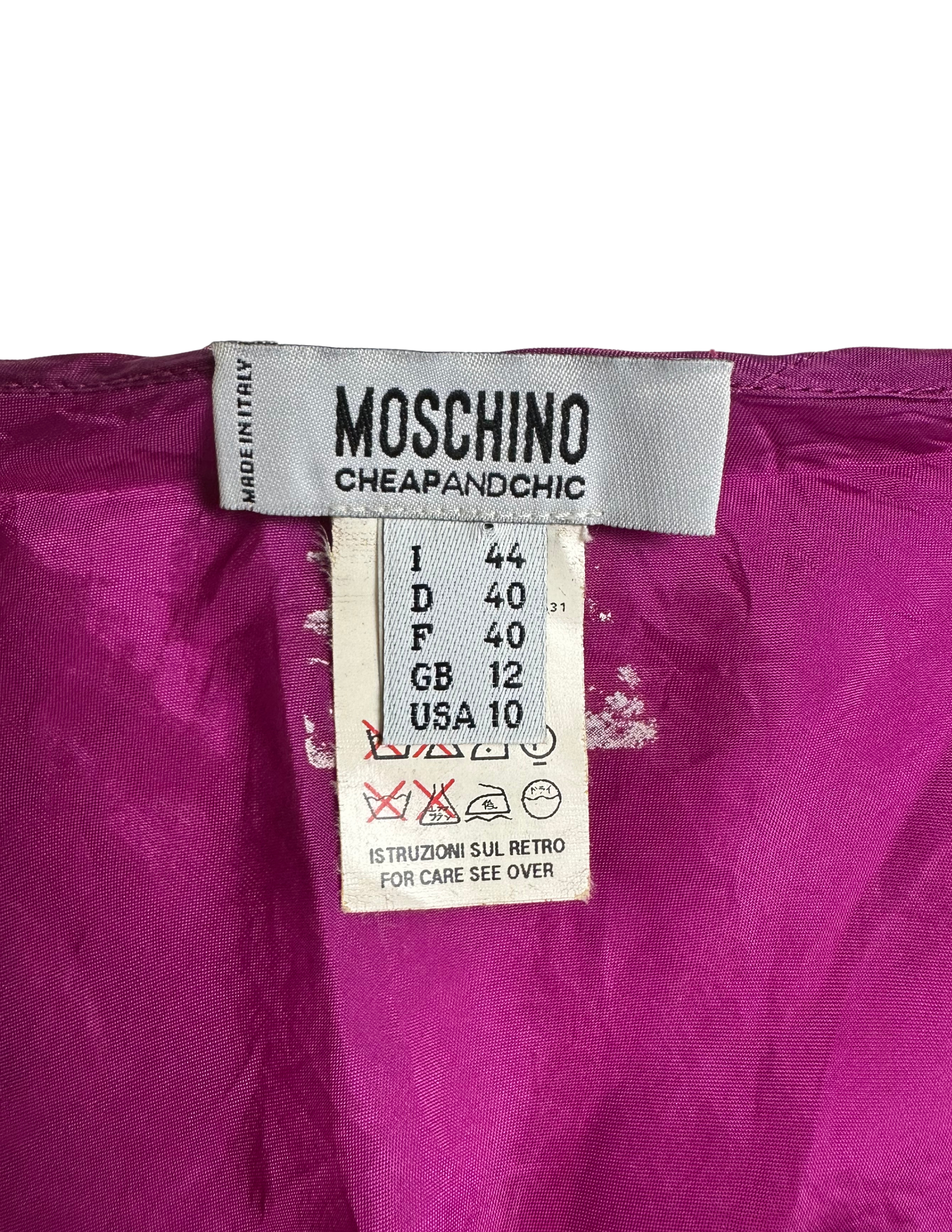 Vintage Moschino Silk Tank