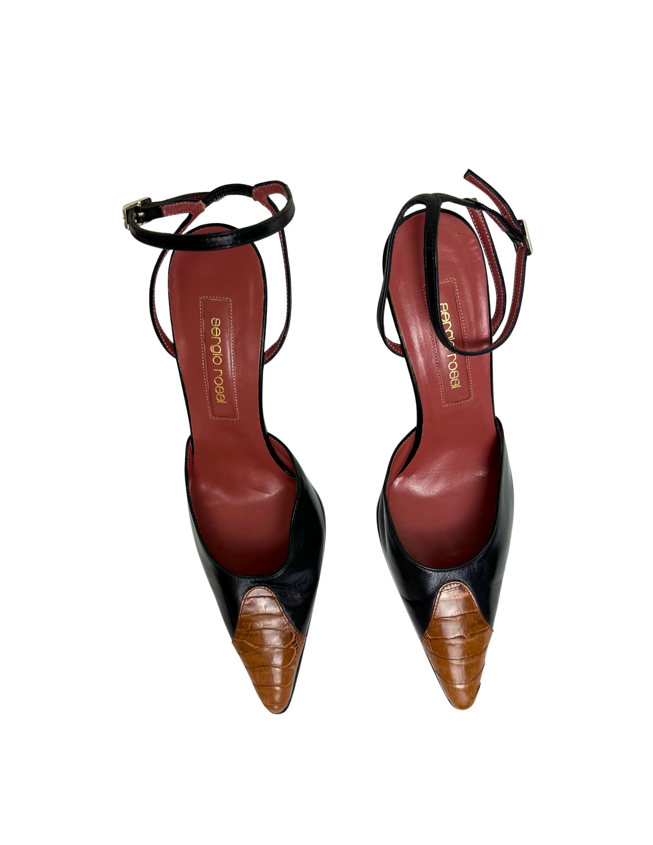 Sergio Rossi Ostrich Pumps