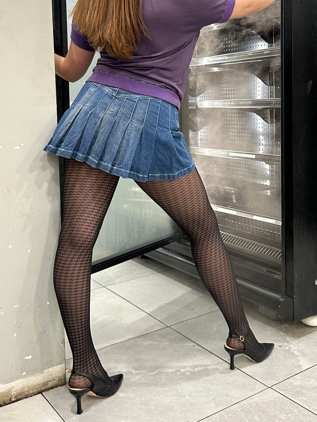Burberry Pleated Mini Skirt